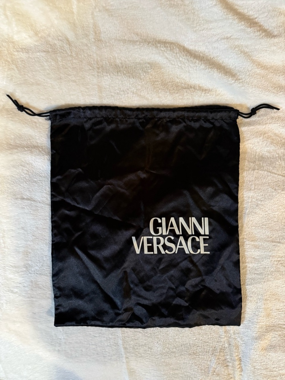 Versace Black Drawstring bag